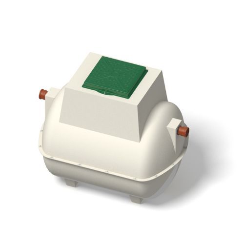 Marsh ENSIGN 4 Person Sewage Treatment Plant with Pressure Switch Beacon Alarm - Gravity Outlet