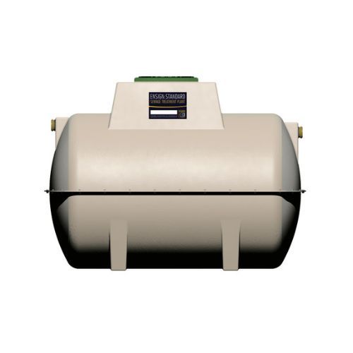 Marsh ENSIGN 8 Person Sewage Treatment Plant with Pressure Switch Beacon Alarm & 1000mm Riser & 200mm AVR Unit - Pumped Outlet