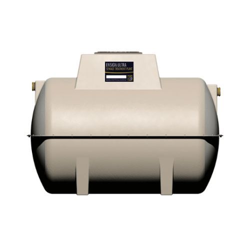Marsh ENSIGN ULTRA 12 Person Sewage Treatment Plant with Pressure Switch Beacon Alarm & 500mm Riser & 300mm AVR Unit - Gravity Outlet