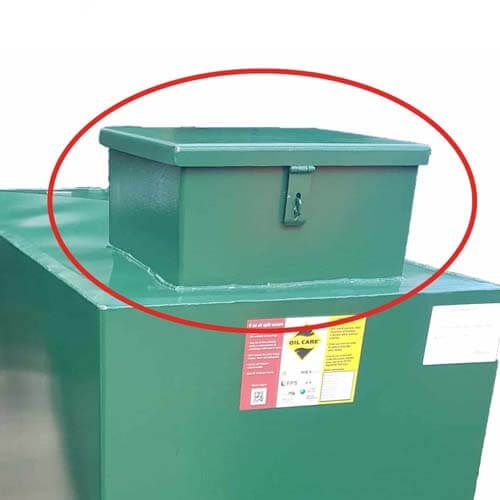 EasyTank Steel Tank Security Locking Lid - 400mm x 400mm x 200mm