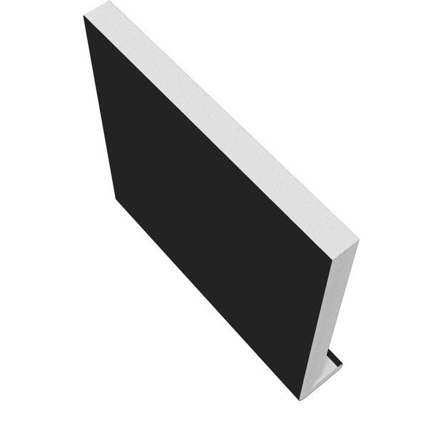 150mm Black Smooth Fascia Board - 18mm x 5mtr