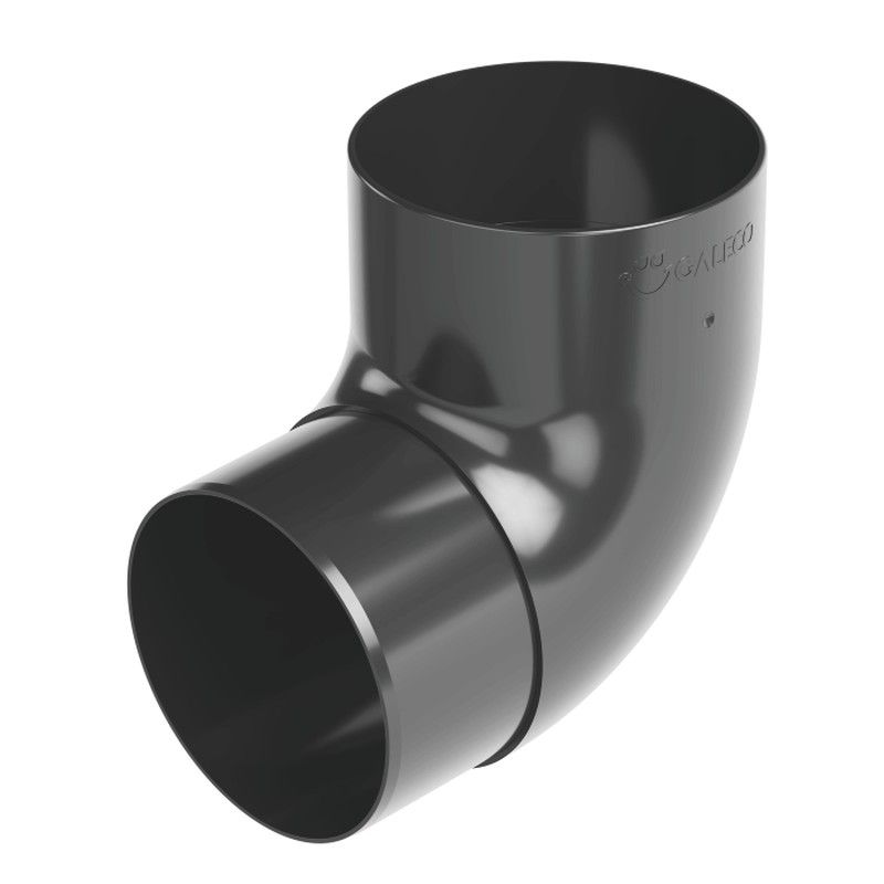 Galeco Industrial Downpipe Bend - 87 Degree x 100mm Graphite