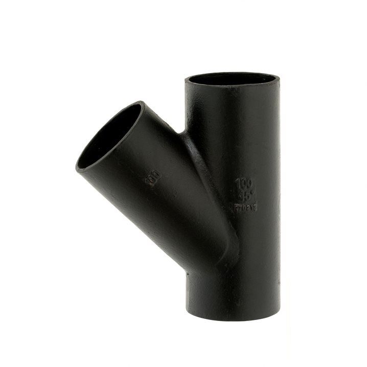 Mech 416 Cast Iron Soil Branch - 45 Degree x 50mm