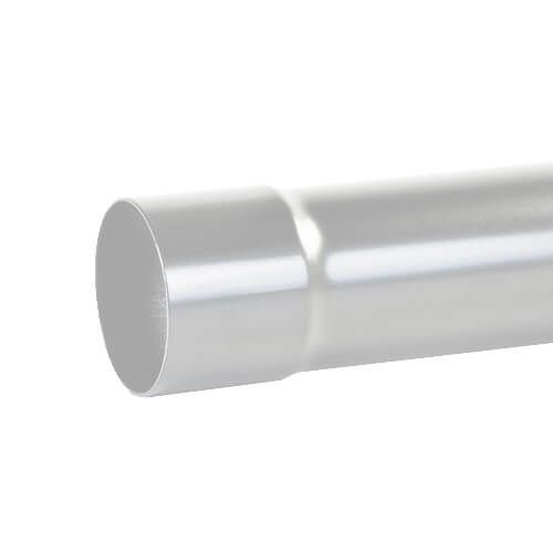 Aluminium Round Swaged Downpipe - 76mm x 2mtr PPC Finish