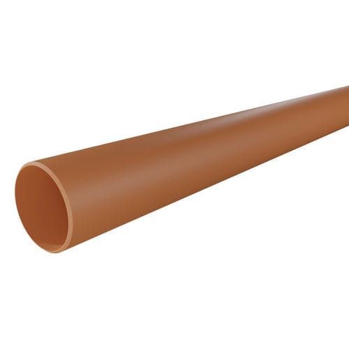 160mm x 6mtr x Pack of 28 (45.78 per unit) - Underground Drainage Pipe Plain Ended