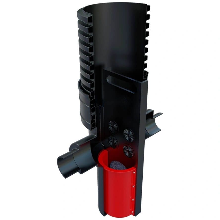 Silt SILTBLOK - 300mm Diameter x 990mm Deep with 110-160mm Outlets With Cover