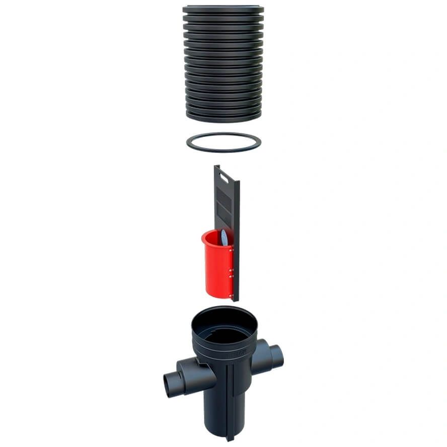 Silt SILTBLOK - 450mm Diameter x 1460mm Deep with 150 - 225mm Outlets