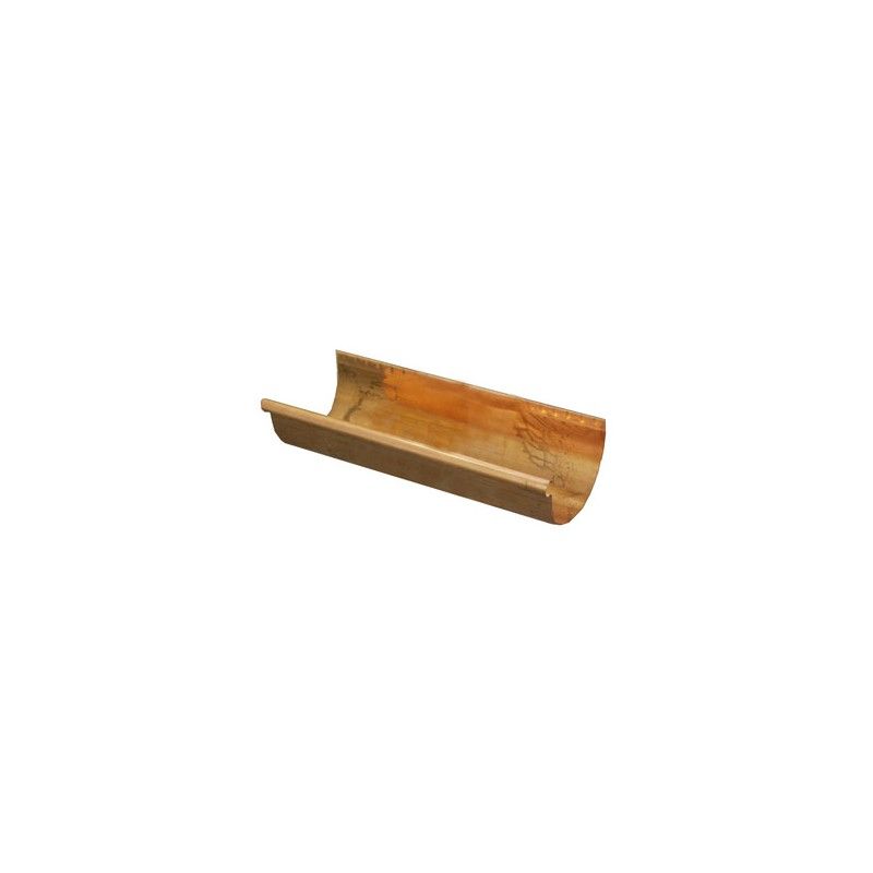 Copper Half Round Gutter - 125mm x 2.4mtr Length