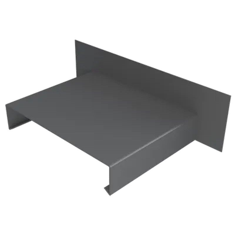 Aluminium Coping Upstand for 200-250mm Wall - 310mm Anthracite Grey (7016 Matt)
