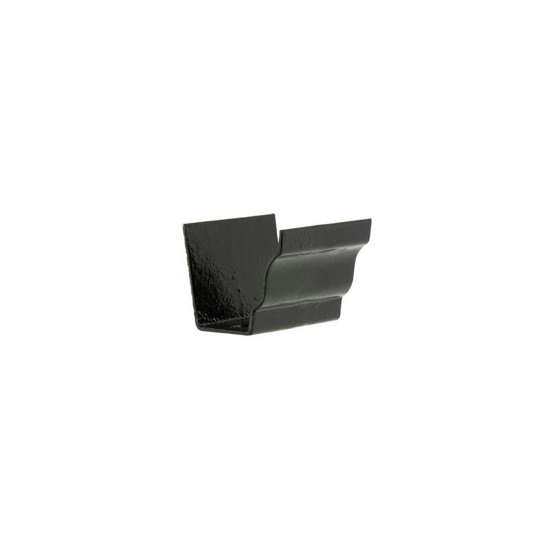 Cast Iron H16 Ogee Gutter Union - 125mm Black