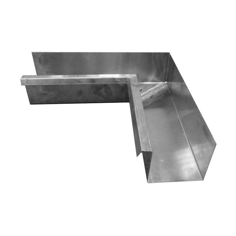 Zinc Box Gutter Internal Corner - 135 Degree x 80mm