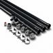 FloPlast Ring Seal Soil Stack Complete Kit - 110mm Black
