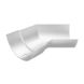 Cast Aluminium Half Round Gutter Internal Angle - 135 Degree x 100mm PPC