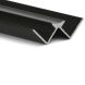 Guardian Internal Cladding Aluminium Internal Corner - 2400mm Black - For 10mm Bathroom/Shower/Kitchen/Ceiling Panels