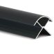 Guardian Internal Cladding Aluminium External Corner - 2400mm Black - For 10mm Bathroom/Shower/Kitchen/Ceiling Panels