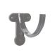 Cast Iron Deep Half Round Gutter Fascia Bracket - 100mm Primed