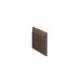 Louvered Grill Round with Flyscreen - 125mm x 200mm x 200mm Brown