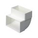 Monsoon Rectangular Ventilation Duct Vertical Elbow - 220mm x 90mm