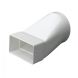 Monsoon Rectangular Ventilation Duct Round to Rectangular Adaptor - 220mm x 90mm