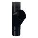 Lindab Aluminium Pipe Branch - 100mm Black