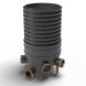 Inspection Chamber Set - 450mm Diameter x 960mm Depth with 110mm Channel & 110mm Inlets