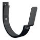 Lindab Aluminium Gutter 70mm Flex-Fit Fascia Bracket - 125mm Black