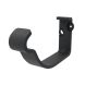 Lindab Aluminium Gutter Fascia Bracket - 125mm Anthracite Grey