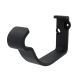 Lindab Aluminium Gutter Fascia Bracket - 125mm Black