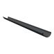 Lindab Half Round Aluminium Gutter - 125mm x 3mtr Anthracite Grey