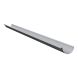 Lindab Half Round Aluminium Gutter - 125mm x 3mtr Silver Metallic