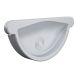 Lindab Aluminium Gutter Self-Locking Stop End - 150mm Silver Metallic