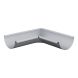 Lindab Aluminium Gutter Internal Angle 90 - 125mm Silver Metallic