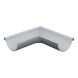 Lindab Aluminium Gutter External Angle 90 - 150mm Silver Metallic
