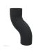 Lindab Aluminium One-Piece Offset - 75mm Black
