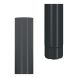 Lindab Aluminium Downpipe - 100mm x 3mtr Anthracite Grey
