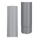 Lindab Aluminium Downpipe - 87mm x 3mtr Silver Metallic