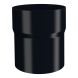 Lindab Aluminium Pipe Connector - 87mm Black