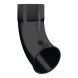 Lindab Aluminium Pipe Shoe - 100mm Black