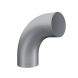 Lindab Steel Conical Downpipe Bend 85 - 75mm Silver Metallic