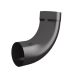 Lindab Steel Downpipe Bend with Socket 85 - 75mm Coffee Brown