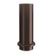 Lindab Steel Drain Shoe - 87mm Coffee Brown
