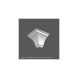 Cornice Moulding Exterior Angle - 90 Degree for C820 Cornice White