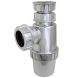 FloPlast Bottle Trap Chrome Plated ABS Telescopic - 76mm Seal x 32mm Chrome