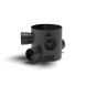 FloPlast Inspection Chamber Base 3 Fixed Inlets - 300mm Diameter