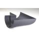 Cast Iron Deep Half Round Gutter Left Hand Angle - 90 Degree x 125mm Primed