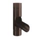 Lindab Steel Adjustable Diverter - 100mm Coffee Brown