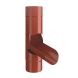 Lindab Steel Adjustable Diverter - 75mm Tile Red