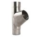 Lindab Magestic Steel Downpipe Branch 75mm - 75mm Galvanised