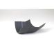 Cast Iron Half Round Gutter Left Hand Angle - 135 Degree x 115mm Primed