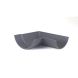 Cast Iron Half Round Gutter Right Hand Angle - 90 Degree x 125mm Primed